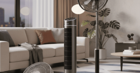 Os 5 Melhores Ventiladores de Piso de 2025 (Potentes e Silenciosos)