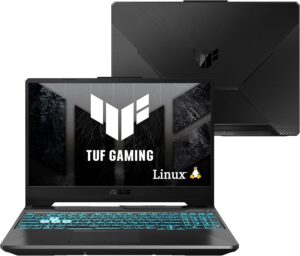 Notebook ASUS TUF Gaming A15, RTX 3050, AMD RYZEN 7, 8 GB, 512 GB SSD, KeepOS, Tela 15.6'' FHD, Graphite Black - FA506NCR-HN089