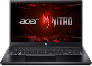 Notebook Gamer Acer Nitro V15 ANV15-51-57WS i5 13ªGen Linux Gutta 8GB 512GB SSD RTX3050 15.6' FHD